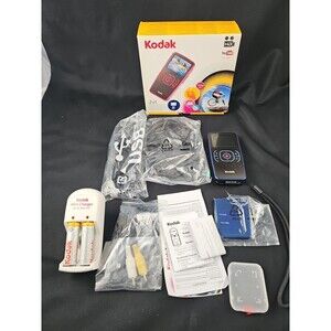 Kodak ZX1 Pocket Video Camera & Photo Camera Blue 720p HD YouTube in Box TESTED